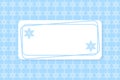 Very cute! Simple winter snow background design for your creativity.